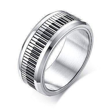 Fashion rings, stainless steel art, fashion, hip-hop silver gift