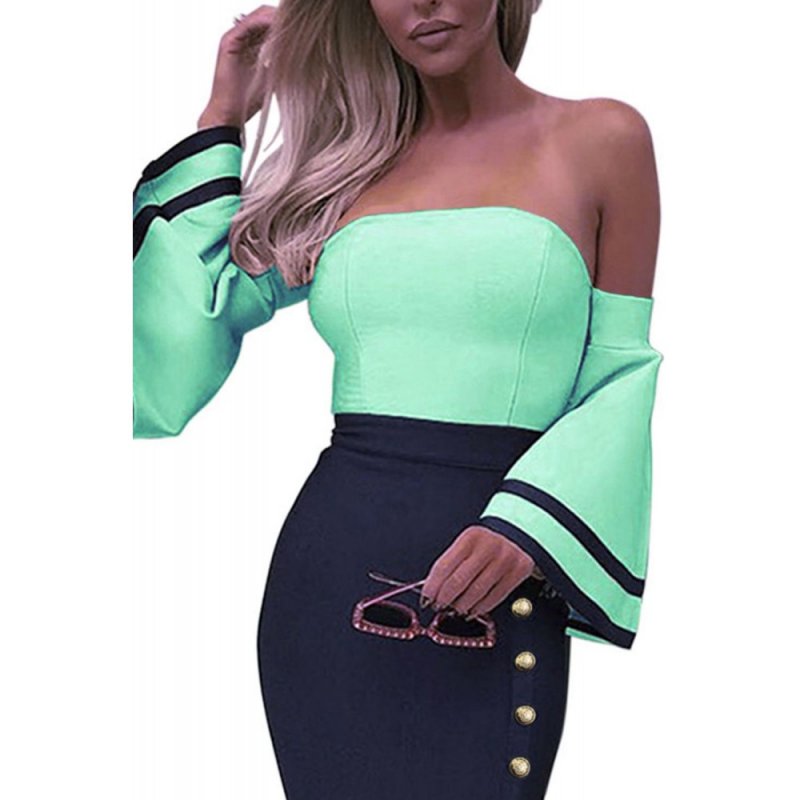 Sky Blue Flare Sleeve Button Bodycon Cocktail Dress - from category Midi Dresses (Dsipark.com | Best Online Shopping Website for Discounted Deals)