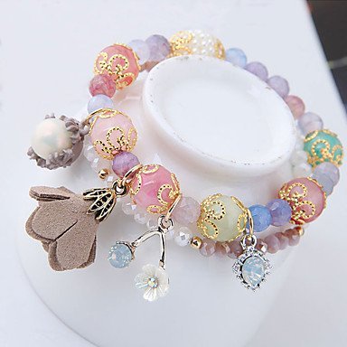 Women Bead Bracelet resin flower bracelet jewelry fashion woman