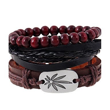 Woven beaded bracelet retro fashion jewelry