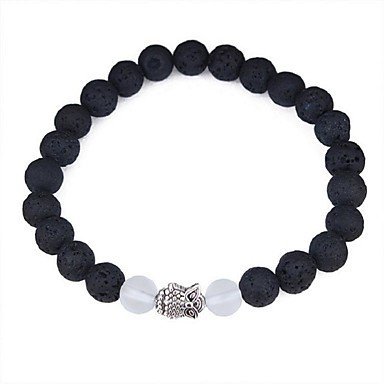 Women Bead Bracelet resin owl retro bracelet jewelry
