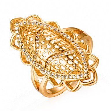 Cubic zirconia rings, fashion jewelry wedding gift
