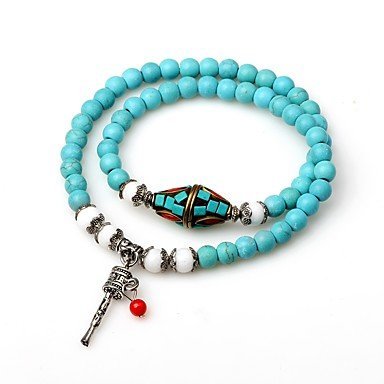 Women Turquoise Bead Bracelet wrap bracelet beaded bracelet jewelry