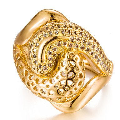 Cubic zirconia rings, fashion jewelry wedding gift