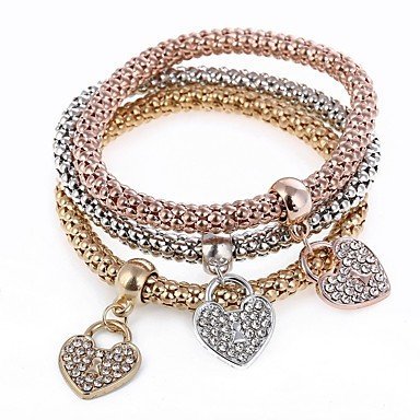 Women Bead Bracelet Heart Bracelet jewelry