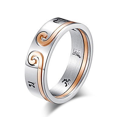 Classic Ring Ring, trendy stainless steel, basic, fashion silverware daily
