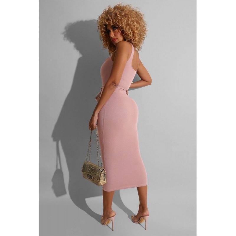 Bodycon Square Neck Knit Midi Dress - from category Midi Dresses (Dsipark.com | Best Online Shopping Website for Discounted Deals)