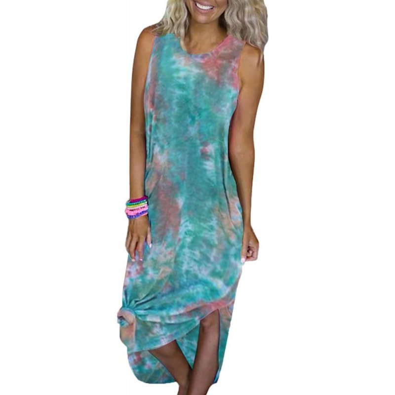 Sand in My Toes Blue Tie Dye Midi Dress - from category Midi Dresses (Dsipark.com | Best Online Shopping Website for Discounted Deals)