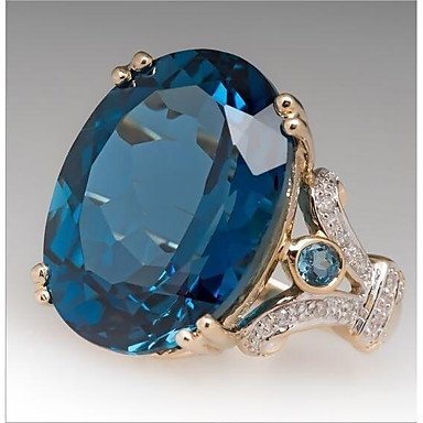 Ring Engagement Ring, copper, diamond, simple, classic jewelery green, light blue, wedding party engagement party dance