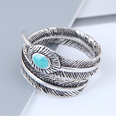 Rings, leaf, retro, fashion jewelry silver