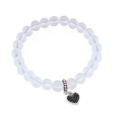 Women fashion bracelet bead bracelet resin jewelry heart